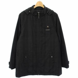 バーバリー ロンドン BURBERRY LONDON 中綿ジャケット ブルゾン アウター チェック 160A 黒 BN091-261-09 /TK キッズ