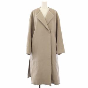 ドゥーズィエムクラス DEUXIEME CLASSE Beaver Coat ノーカラーコート アウター ベージュ 17020500603030 /TK レディース