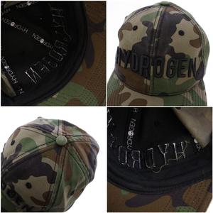 ハイドロゲン迷彩キャップ ハイドロゲン HYDROGEN キャップ 帽子 カモフラ 迷彩 ロゴ カーキ /BM
