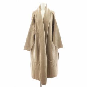 ミューズ ドゥーズィエム クラス MUSE de Deuxieme Classe スムースニットガウンコート ロング丈 ウール アウター ベージュ 19020500422030 /AN30 レディース