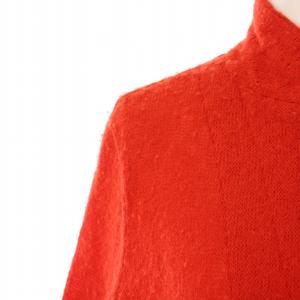 トリココムデギャルソン tricot COMME des GARCONS ニットカーディガン 長袖 薄手 ウール モヘヤ混 M 赤 レッド /BB レディース トリココムデギャルソン tricot COMME des GARCONS ニット
