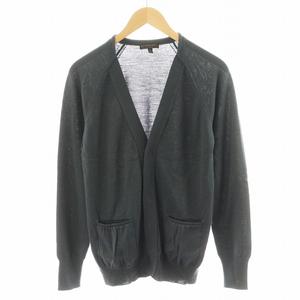 バーバリー BURBERRY カーディガン ウール S グレー /AN47 メンズ