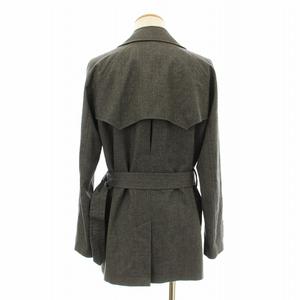 ポールスミスコレクション PAUL SMITH COLLECTION トレンチコート ショート ウール ベルト付き M グレー 254204 4158 /KU メンズ