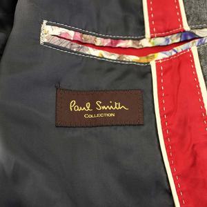 ポールスミスコレクション PAUL SMITH COLLECTION トレンチコート ショート ウール ベルト付き M グレー 254204 4158 /KU メンズ