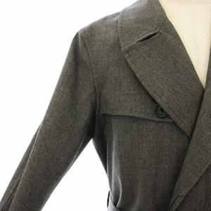 ポールスミスコレクション PAUL SMITH COLLECTION トレンチコート ショート ウール ベルト付き M グレー 254204 4158 /KU メンズ
