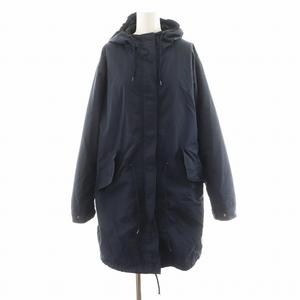 ザノースフェイス THE NORTH FACE フィッシュテール トリクライメイトコート Fishtail Triclimate Coat モッズコート ロング丈 フード ナイロン アウター XL 紺 ネイビー NPW61939 /AN36 レディース