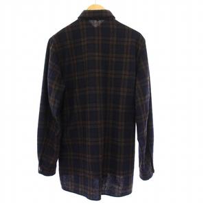 LOEWE ロエベ アナグラム チェックシャツ ロエベ アナグラム 22SS コットン チェックシャツ 42 メンズ