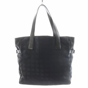 シャネル CHANEL ニュートラベルラインGM ココマーク トートバッグ ショルダーバッグ ハンドバッグ 7番台 黒 ブラック /AN20 ■OH レディース
