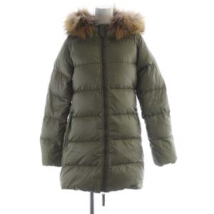 デュベティカ DUVETICA Kappa ダウンジャケット フーディー ラクーンファー アウター 40 カーキ MFN-1001R /RO レディース