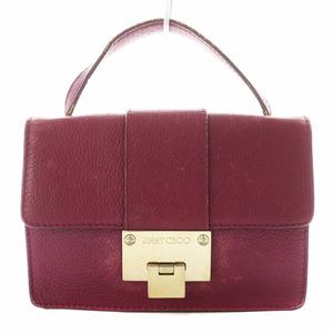 ジミーチュウ JIMMY CHOO ハンドバッグ ゴールド金具 レザー 紫 パープル /AN9 ●D ■OH レディース