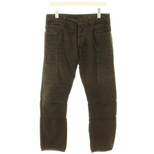 バルマン BALMAIN バイカーパンツ シャーリングパンツ ストレート 27 