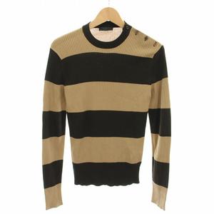 プラダ PRADA 2018年製 ニット セーター クルーネック 長袖 ボーダー 