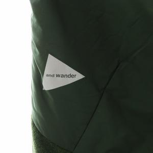 アンドワンダー and wander トップフリースパンツ ジョガーパンツ ロゴ  