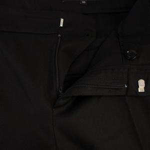 グッチ GUCCI スラックスパンツ ジップフライ ウール 40 黒 /BM レディース