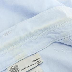 ビズビム VISVIM ボタンダウンシャツ 長袖 刺繍 S ライトブルー