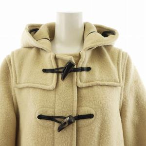 グローバーオールコレクション GLOVERALL COLLECTION ダッフルコート ロング丈 フード ウール アウター M ベージュ /AN32 レディース
