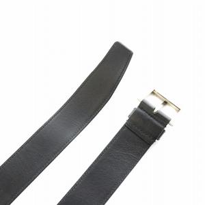プラダ PRADA レザーベルト ハトメ 34/85 黒 ブラック 1CC537 /AN6  