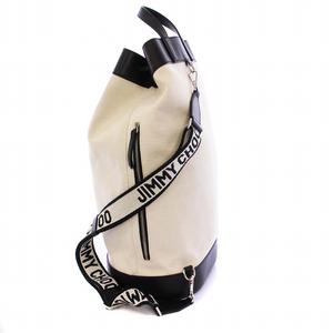ジミーチュウ JIMMY CHOO Evan Backpack エヴァン バックパック リュックサック デイパック 巾着式 白 /KH ■OH メンズ