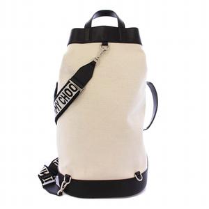 ジミーチュウ JIMMY CHOO Evan Backpack エヴァン バックパック リュックサック デイパック 巾着式 白 /KH ■OH メンズ