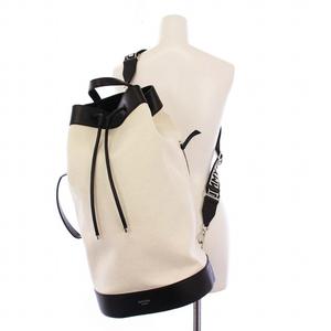 ジミーチュウ JIMMY CHOO Evan Backpack エヴァン バックパック リュックサック デイパック 巾着式 白 /KH ■OH メンズ