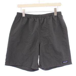 パタゴニア Patagonia Baggies Shorts バギーショーツ ショートパンツ イージー ウエストゴム ナイロン ロゴ M グレー 58034SP20 /BB メンズ