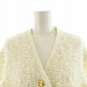 未使用品 ミラオーウェン Mila Owen 25SS ニットツイードショート