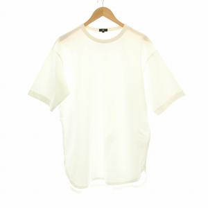 プラステ PLST 25SS ストレッチコットンブレンドラウンドテールTシャツ 半袖 無地 M 白 ホワイト 36-5201005 /OR ...