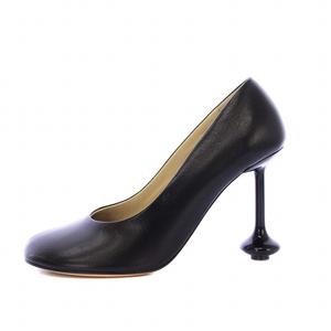 ロエベ LOEWE TOY トイ パンプス ピンヒール レザー 37 ブラック /KH