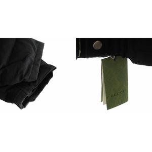 グッチ GUCCI ダウンジャケット ダウンベスト 2way ロゴワッペン アウター 52 黒 ブラック 641311 /AN39 メンズ