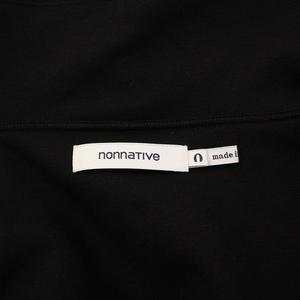 ノンネイティブ nonnative CYCLIST FULL ZIP P/R/P JERSEY サイクルリストフルジップP/R/Pジャージ トラックジャケット アウター ジップアップ ショート丈 ストレッチ 0 黒 ブラック NN-C3407 /BB メンズ