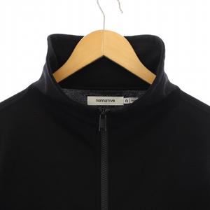 ノンネイティブ nonnative CYCLIST FULL ZIP P/R/P JERSEY サイクルリストフルジップP/R/Pジャージ トラックジャケット アウター ジップアップ ショート丈 ストレッチ 0 黒 ブラック NN-C3407 /BB メンズ