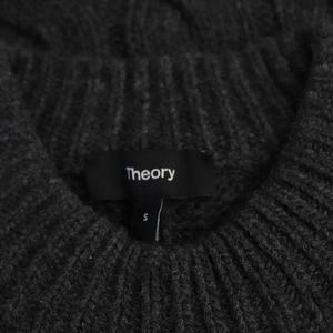 セオリー Theory 23AW FELTED WOOL CASH MOCK CABLE PO ニット セーター プルオーバー 長袖 S グレー 01-3301716 /RO レディース セオリー Theory 23AW FELTED WOOL CASH MOCK CABLE PO ニット