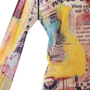 90s ジャンポールゴルチエ パワー ネット ヴィンテージ シアー 総柄 90s ジャンポールゴルチエ パワー ネット ヴィンテージ シアー