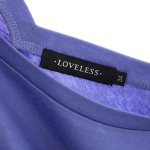 ラブレス LOVELESS Tシャツ カットソー 半袖 チュール ドット 切替 34 ブルー 25050700701010 /TK レディース