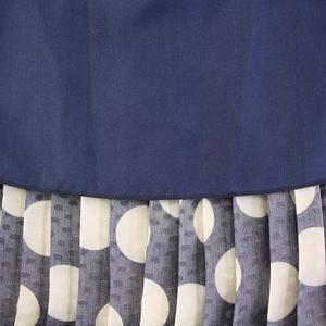 ドゥロワー Drawer ドットプリーツスカート フレア マキシ ロング