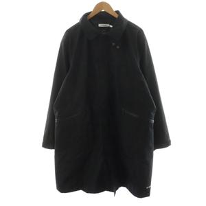 未使用品 ノンネイティブ nonnative STUDENT LONG COAT POLY TAFFETA WITH GORE-TEX 2L ステンカラーコート ロング丈 アウター 3 黒 ブラック NN-J4212 /AN39 メンズ