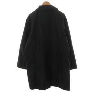 未使用品 ノンネイティブ nonnative STUDENT LONG COAT POLY TAFFETA WITH GORE-TEX 2L ステンカラーコート ロング丈 アウター 3 黒 ブラック NN-J4212 /AN39 メンズ