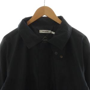 未使用品 ノンネイティブ nonnative STUDENT LONG COAT POLY TAFFETA WITH GORE-TEX 2L ステンカラーコート ロング丈 アウター 3 黒 ブラック NN-J4212 /AN39 メンズ