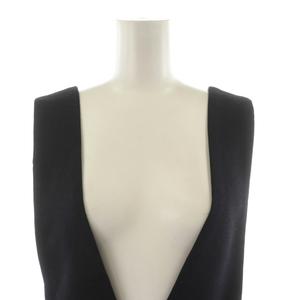 【中古】ウジョー Ujoh  ジャンパースカート ワンピース ひざ丈 ウール 2 黒 ブラック UQ-S01-102 /AN24 レディース ウジョー Ujoh ジャンパースカート ワンピース ひざ丈 ウール 2 黒