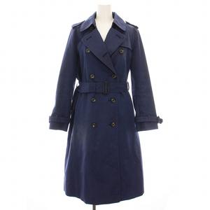 マッキントッシュフィロソフィー MACKINTOSH PHILOSOPHY トレンチコート ロング アウター 38 ネイビー H5A03-851-25 /YM レディース