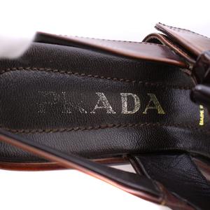 プラダ PRADA ストラップサンダル スクエアトゥ