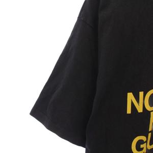グッチ GUCCI THE NORTHFACE Tシャツ 半袖 クルーネック ロゴ プリント M 黒 ブラック /BB メンズ