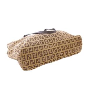 フェンディ FENDI ズッキーノ ズッカ柄 FF ハンドバッグ キャンバス 