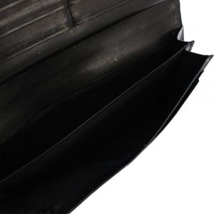 マリークワント MARY QUANT 長財布 二つ折り がま口 エナメル 花