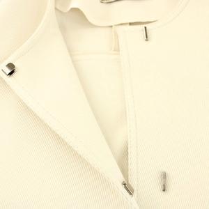 ユナイテッドアローズ UNITED ARROWS 22AW ツイル ノーカラー ミドル