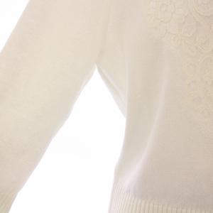 未使用品 ルネ Rene エンブロイダリーレースカーディガン サマーニット  