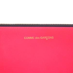 コムデギャルソン COMME des GARCONS 蛍光ポーチ 小物入れ ロゴ バイ