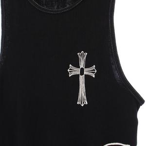 クロムハーツ CHROME HEARTS リブタンクトップ Uネック