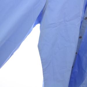 グッチ GUCCI カジュアルシャツ 長袖 レギュラーカラー 無地 43 青 ブルー /BB メンズ