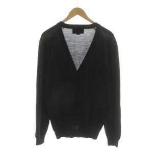 【中古】グッチ GUCCI カーディガン ニット Vネック 長袖 ロゴ刺繍 S ブラック 438134 /NQ メンズ グッチ GUCCI カーディガン ニット Vネック 長袖 ロゴ刺繍 S ブラック